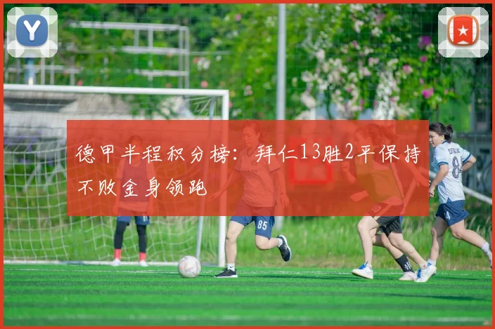德甲半程积分榜：拜仁13胜2平保持不败金身领跑